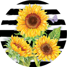 Fall and Winter Suncatchers sunflower stripes