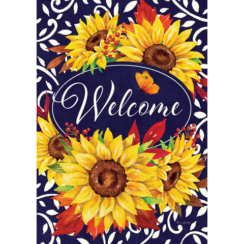 Sunflower Panel garden flag