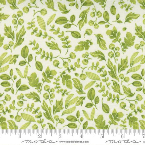 Wild Blossoms Collection Leafy World Cotton Fabric 48736 sunlit