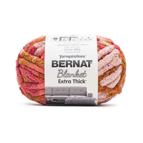 sunset, Blanket Extra Thick Yarn 16106