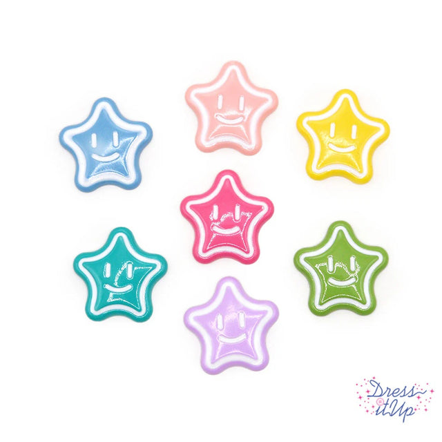 Dress It Up Buttons Super Stars Smiley Face Embellishments 11531 – Good ...