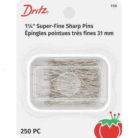 Dritz 250-count Super-fine Sharp Pins in package