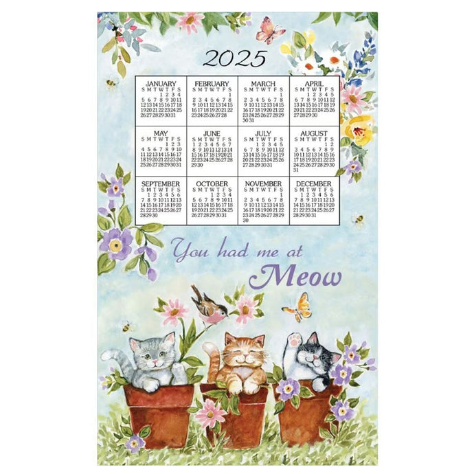2025 Sweet Kitties Calendar Towels