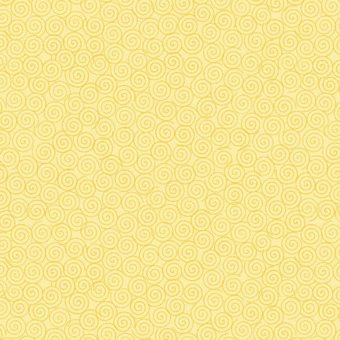swirls, Lucky Duck Collection Cotton Fabric 89
