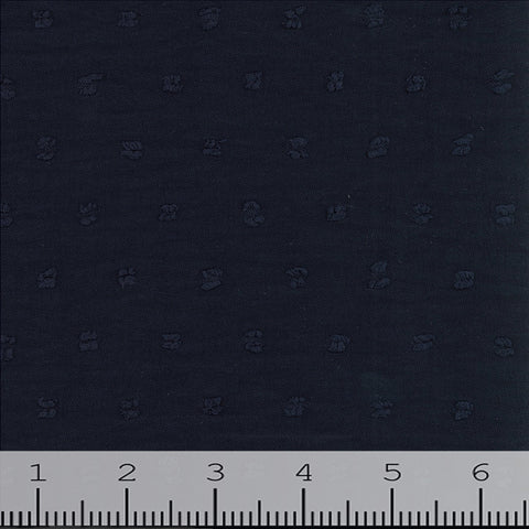 Swiss Dot Crinkle Fabric FA1 navy