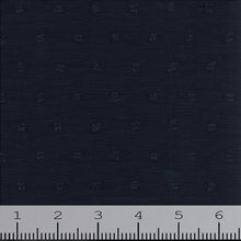 Swiss Dot Crinkle Fabric FA1 navy