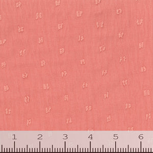 Swiss Dot Crinkle Fabric FA1 rose