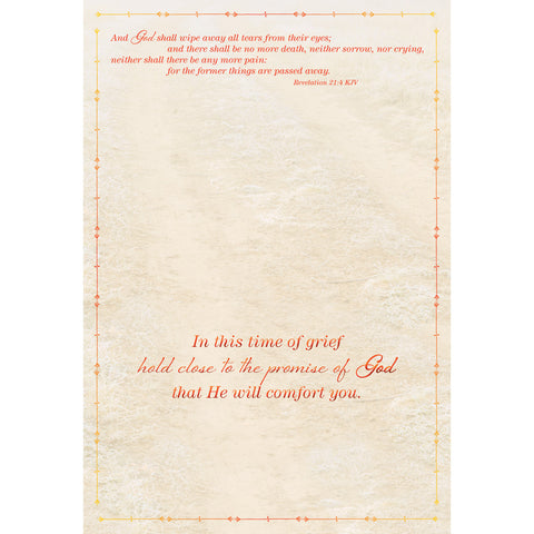 Card with KJV verse