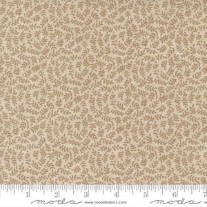 Daffodils and Dragonflies Collection Wisteria Cotton Fabric 9707 tan