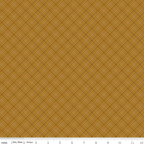 tan, Bountiful Collection Plaid Cotton Fabric C17863