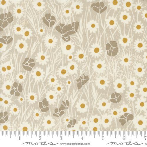 Field of Flowers Collection Poppy Field Cotton Fabric 3312 tan