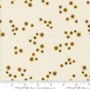 Field of Flowers Collection Small Florals Cotton Fabric 3316 tan