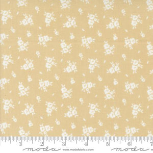 Flower Girl Collection Small Blooms Cotton Fabric 31734 tan