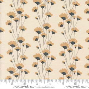 tan, Rainier Collection Flower Chains Cotton Fabric 38142