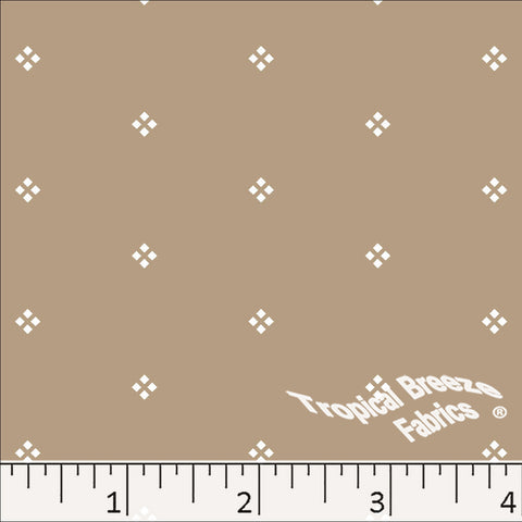 tan, Standard Weave Poly Cotton Dress Fabric 6283