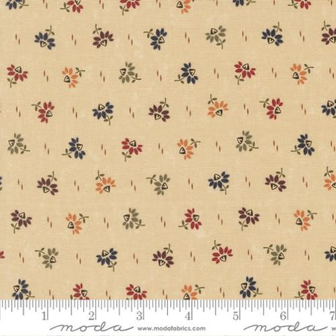 tan, Wheatland Collection Coneflowers Cotton Fabric 9793