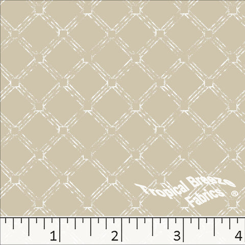 tan-camel, Standard Weave Diamond Print Poly Cotton Fabric 6257