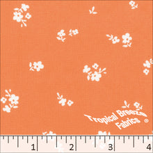 Tangerine, Tamara Floral Print Dress Fabric 578512