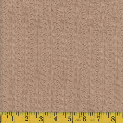 taupe, Braid Jacquard Polyester Fabric 1371