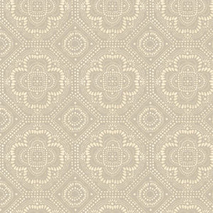 Season's Study Collection Grid Cotton Fabric 17840 taupe