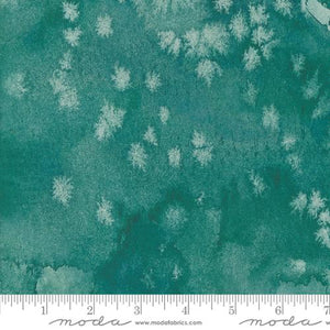 Floribunda Collection Basic Watercolor Cotton Fabric 8433 teal