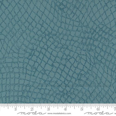 Longshore Collection Fishing Net Cotton Fabric 24613 teal