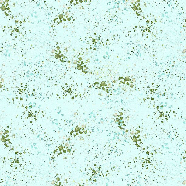 teal, Sunlit Serenade Collection Splatter Texture Cotton Fabric 40776