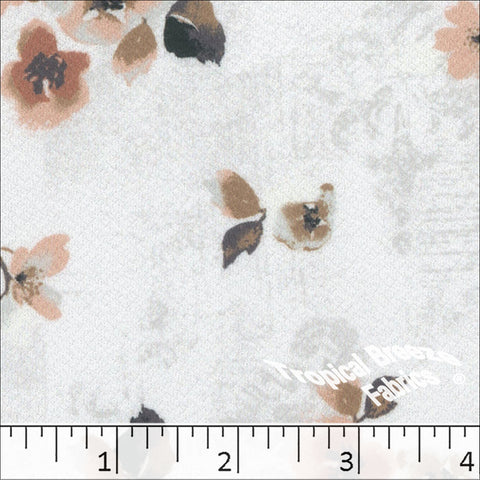 Liverpool Knit Print Dress Fabric 32741 terra cotta