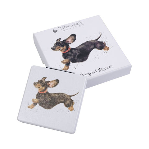 That Friday Feeling dog Compact Mirror