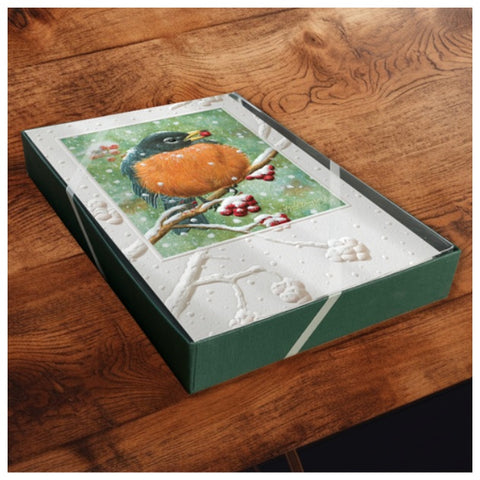 Pumpernickel Press The Berry Lover Christmas Cards in box