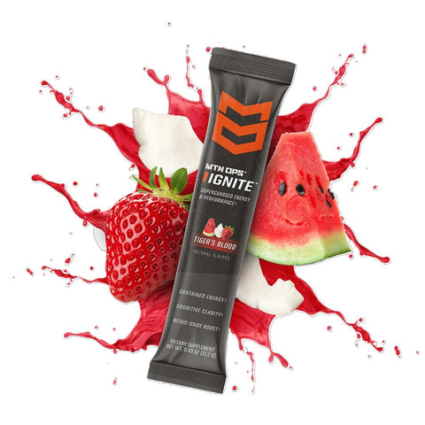MTN OPS Ignite single serving of tiger's blood