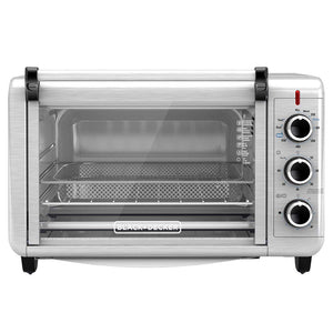 Black & Decker Crisp N' Bake Stainless Steel 6-Slot Toaster Oven with Air  Fry TO3215SS – Good's Store Online