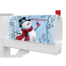 Fall and Winter Mailbox Makeovers top hat snowman