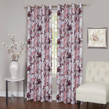 Blush Tranquil Lined Blackout Panel