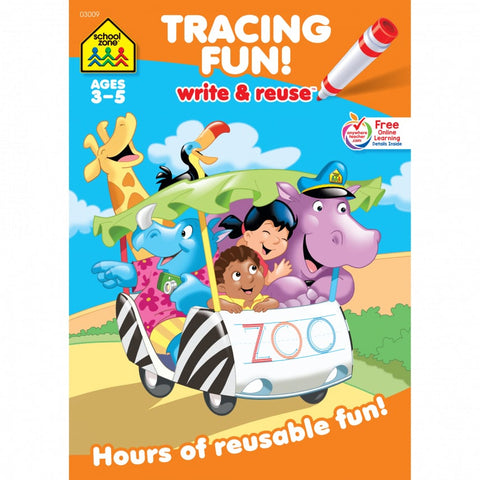 Tracing Fun reusable workbook