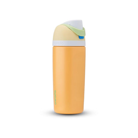 Owala FreeSip Children's 16 oz water bottle in treasure hunt yellow