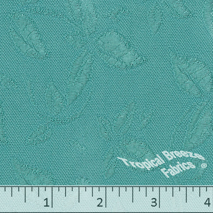 Teal Tropical Breeze Fabric