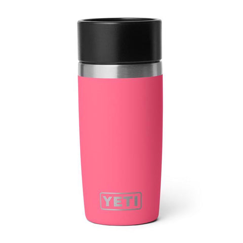 Yeti Rambler 12 oz Travel Bottle with Commuter Cap in tropical pink
