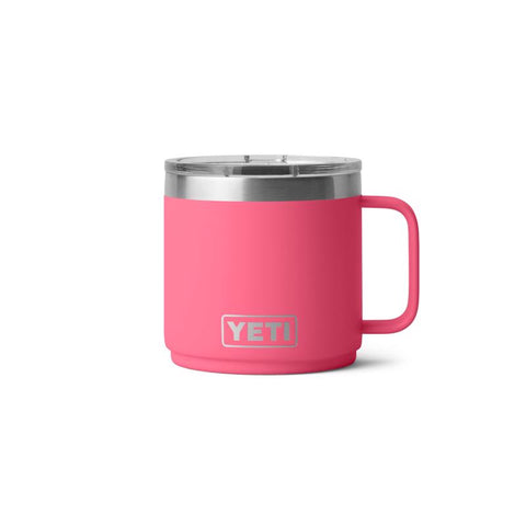 Yeti Rambler 14 oz. Stackable Mug in tropical pink