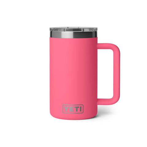 Yeti Rambler 2.0 24 oz mug in tropical pink
