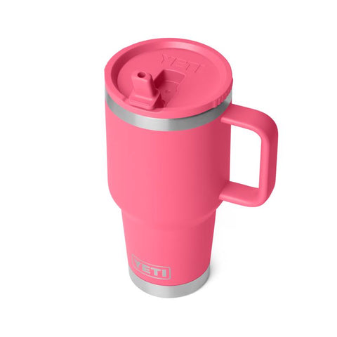 Yeti Rambler 30 oz. Travel Straw Mug in tropical pink