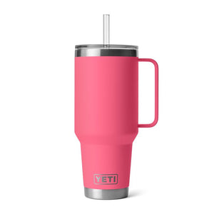 Tropical Pink YETI Rambler 42 oz Travel Mug with Handle