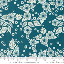 Field of Flowers Collection Floral Scatter Cotton Fabric 3313 turquoise