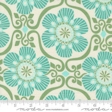 Tango Collection Damask Cotton Fabric 27334 turquoise