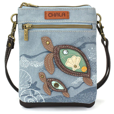 turtle, Double Pocket Crossbody Bag 928