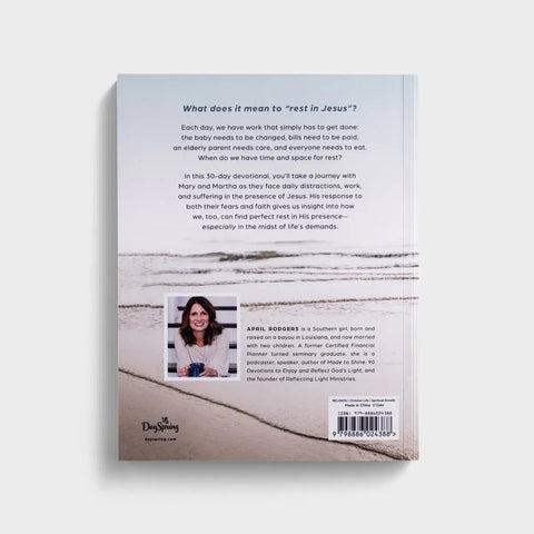 Back Cover of Resting in Jesus
