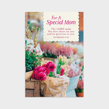 Card 1: Bags and Buckets of Flowers, For a Special Mom, Numbers 6:25