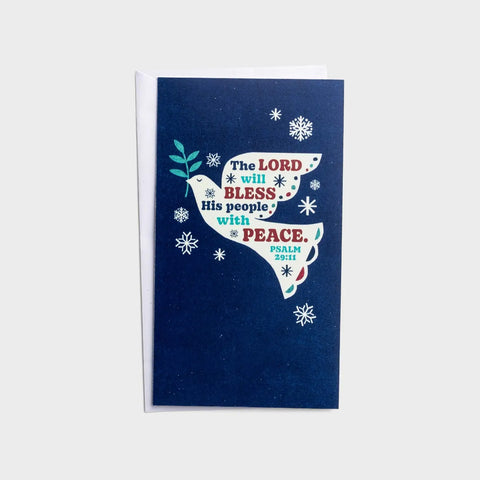 Bless with Peace Christmas Boxed Cards U2387 front of card