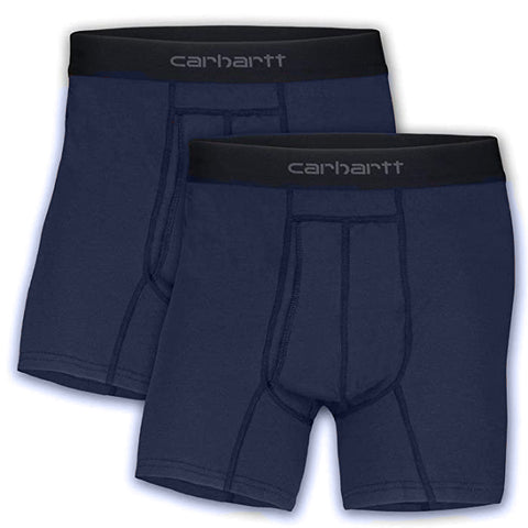 Navy Men's 2-Pack 5" Basic Boxer Briefs UU0124