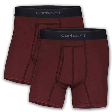 Red Men's 2-Pack 5" Basic Boxer Briefs UU0124